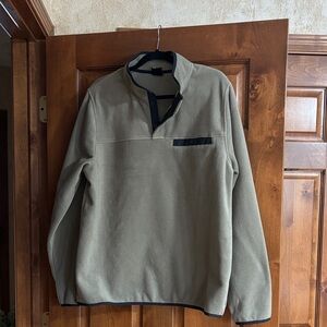 32 Degrees Beige Fleece with Navy Trim